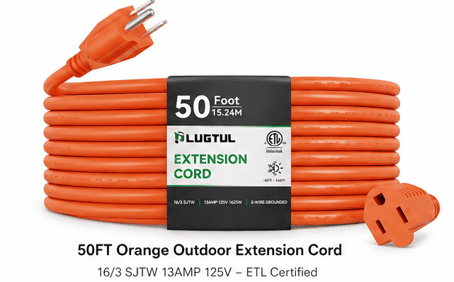 PLUGTUL Outdoor Extension Cord