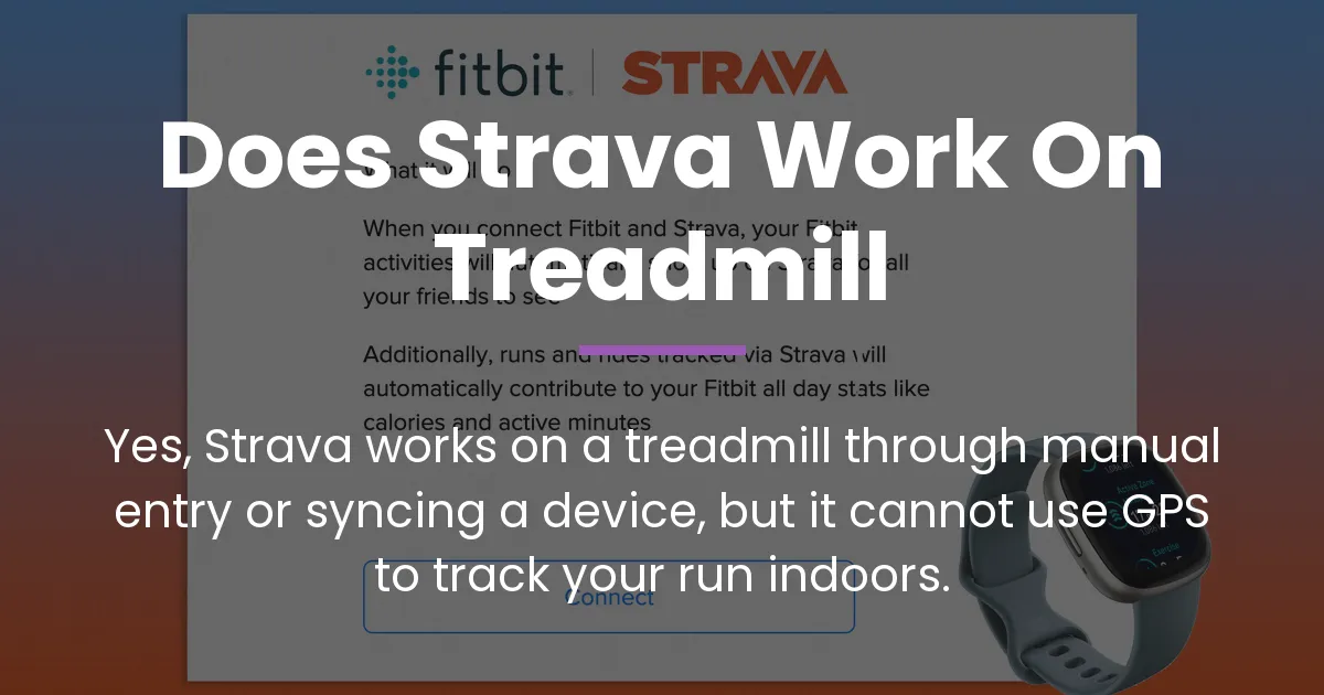 does strava work on treadmill