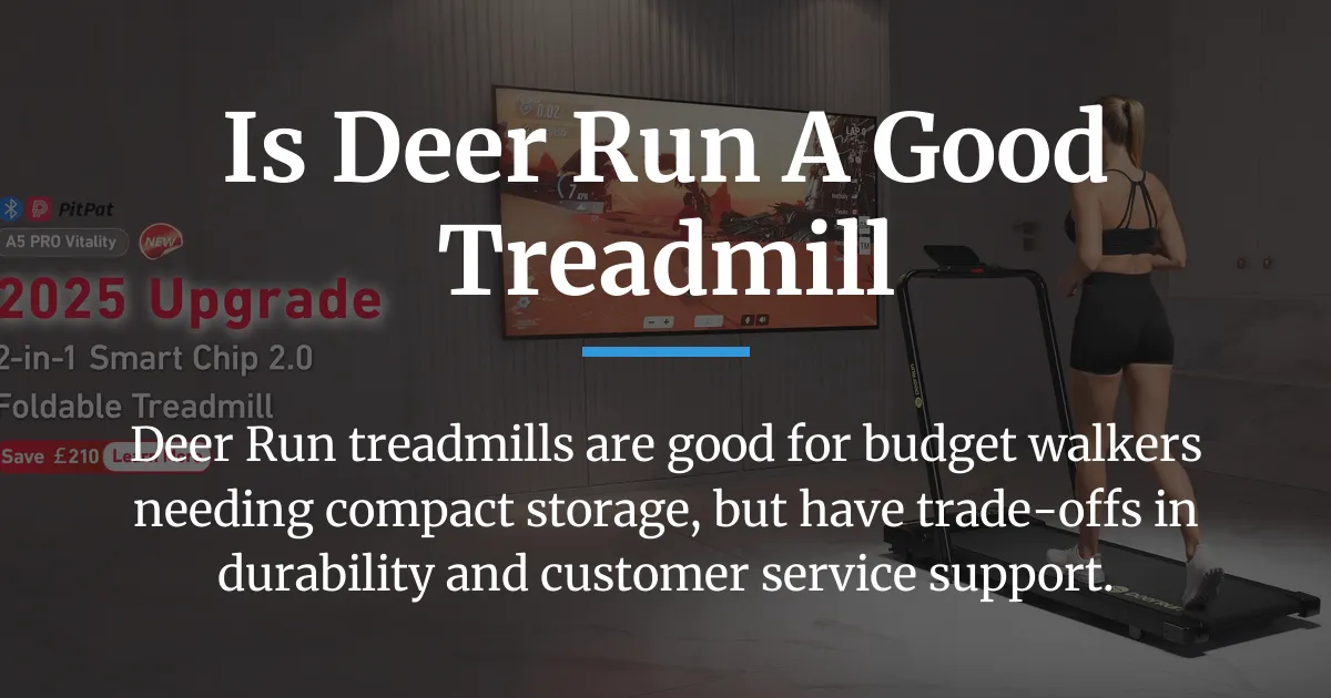 is deer run a good treadmill