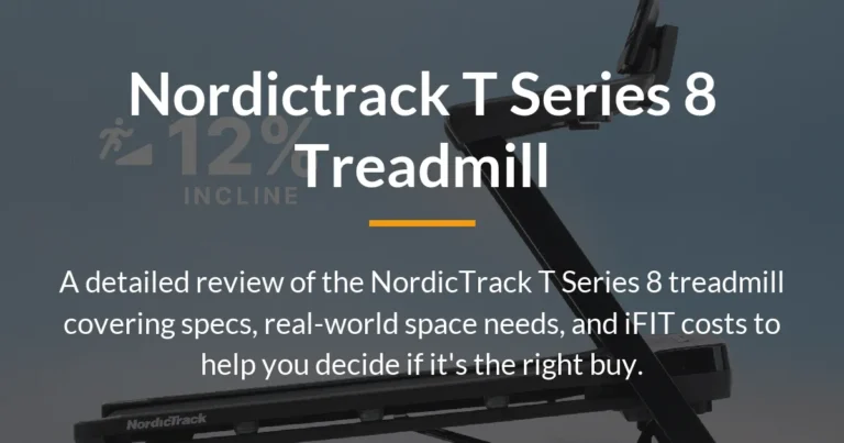 nordictrack t series 8 treadmill