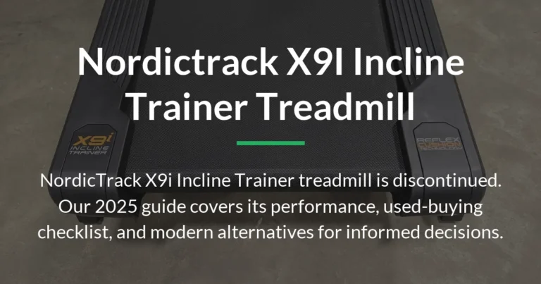 nordictrack x9i incline trainer treadmill