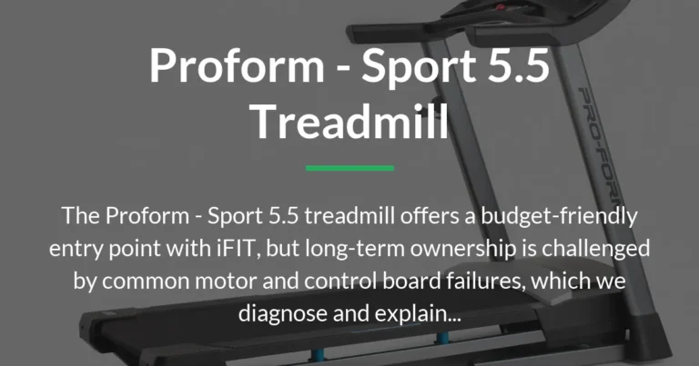 proform - sport 5.5 treadmill