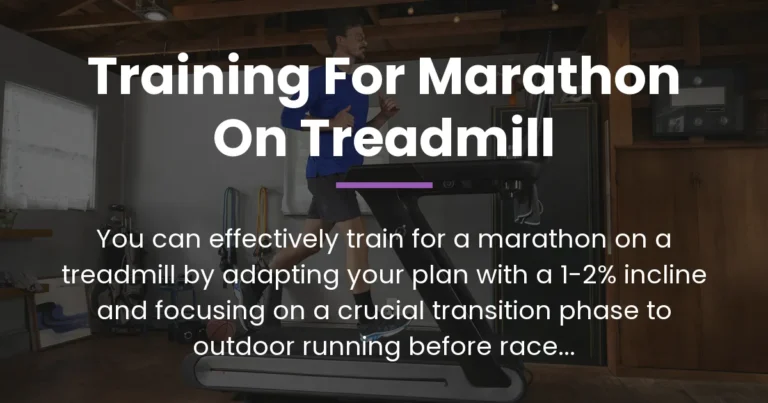 training for marathon on treadmill