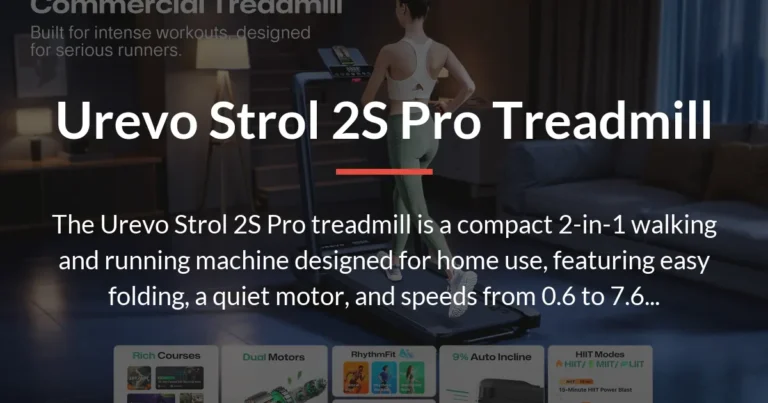 urevo strol 2s pro treadmill